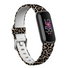 Strap-it® Strap-it Fitbit Luxe Silikonarmband Lucky Leopard