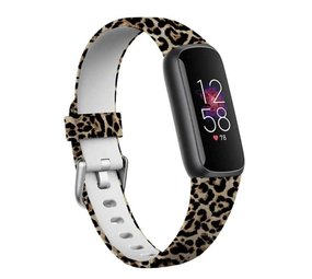 Strap-it® Fitbit Luxe Silikonarmband Lucky Leopard Strap-it® Fitbit Luxe Silikonarmband Lucky Leopard