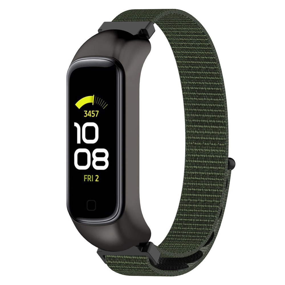 Strap-it® Strap-it Samsung Galaxy Fit 2 Nylon Armband (Grün) Strap-it® Strap-it Samsung Galaxy Fit 2 Nylon Armband (Grün)