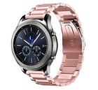 Strap-it® Strap-it Samsung Gear S3 Stahlarmband (Rosa)