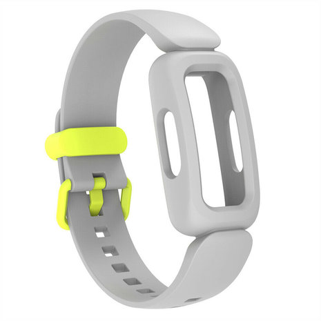 Strap-it® Strap-it Fitbit Ace 3 Silikonarmband (Grau/Gelb) Strap-it® Strap-it Fitbit Ace 3 Silikonarmband (Grau/Gelb)