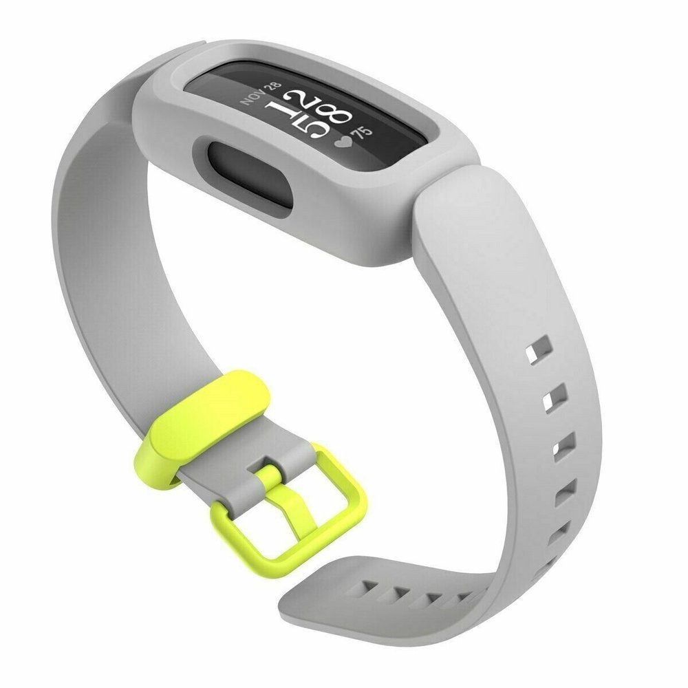 Strap-it® Strap-it Fitbit Ace 3 Silikonarmband (Grau/Gelb) Strap-it® Strap-it Fitbit Ace 3 Silikonarmband (Grau/Gelb)
