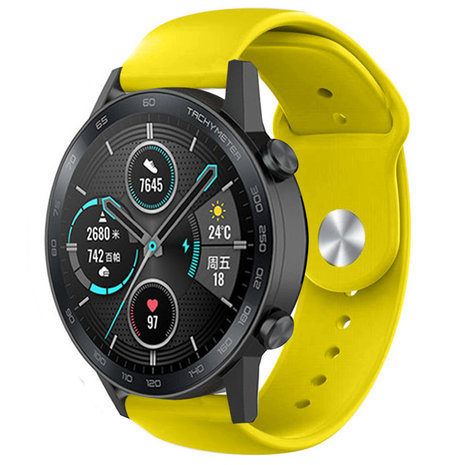 Strap-it® Strap-it Honor Magic Watch 2 Sportarmband (Gelb)