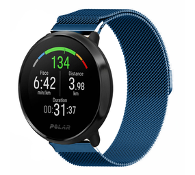 Strap-it® Polar Vantage M Milanese Armband (Blau) Strap-it® Polar Vantage M Milanese Armband (Blau)