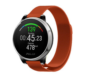Strap-it® Polar Grit X Milanese Armband (Orange) Strap-it® Polar Grit X Milanese Armband (Orange)
