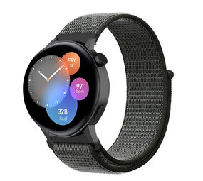 Strap-it® Huawei Watch GT 3 42mm Nylon Armband (Grün) Strap-it® Huawei Watch GT 3 42mm Nylon Armband (Grün)