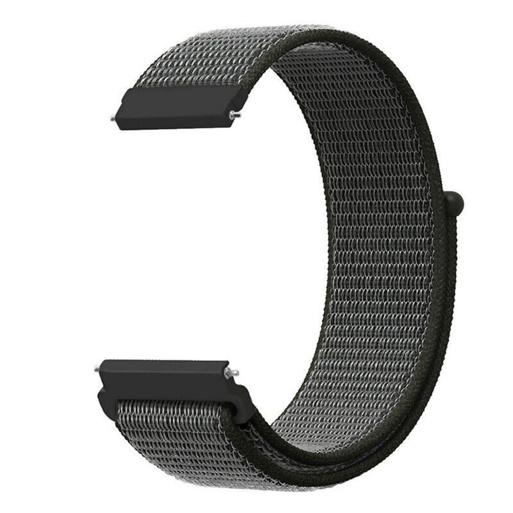 Strap-it® Strap-it Huawei Watch GT 3 42mm Nylon Armband (Grün)