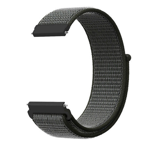 Strap-it® Strap-it Huawei Watch GT 3 42mm Nylon Armband (Grün)