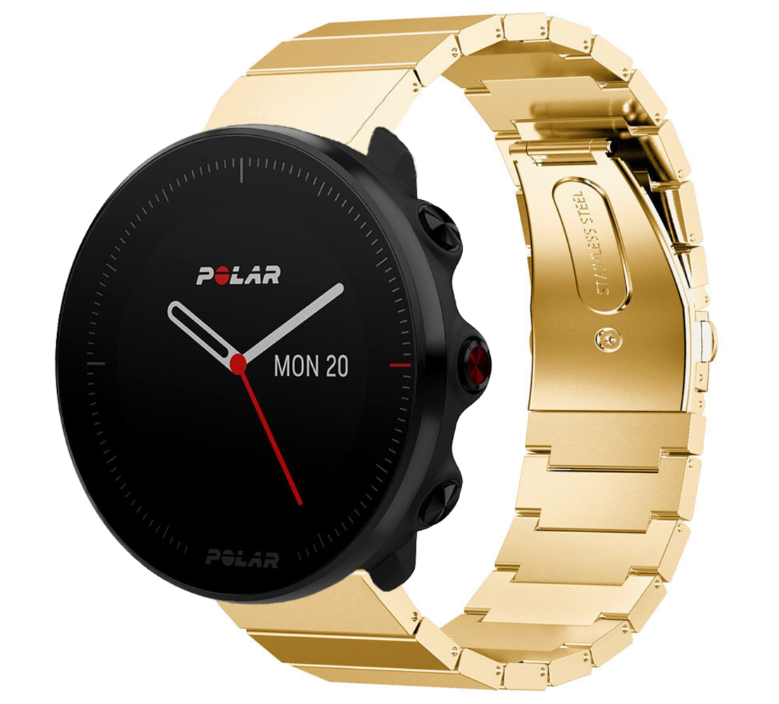 Strap-it® Strap-it Polar Vantage M Metallarmband (Gold)