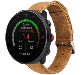 Strap-it® Polar Vantage M Lederarmband (Braun) Strap-it® Polar Vantage M Lederarmband (Braun)