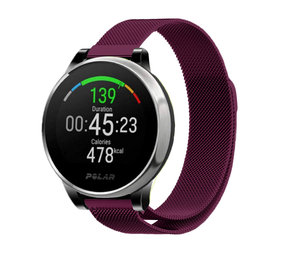 Strap-it® Polar Grit X Milanese Armband (Lila) Strap-it® Polar Grit X Milanese Armband (Lila)