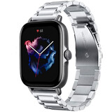 Strap-it® Amazfit GTS 3 Titanarmband (Silber)