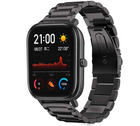 Strap-it® Amazfit GTS Titanarmband (Schwarz) Strap-it® Amazfit GTS Titanarmband (Schwarz)