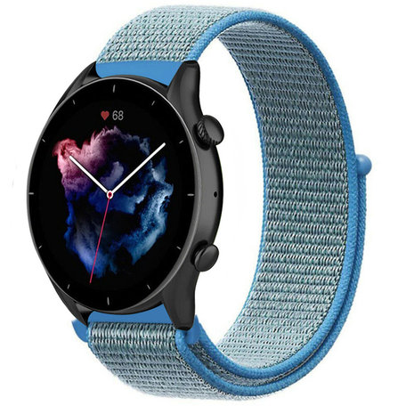Strap-it® Strap-it Amazfit GTR 3 Nylon Armband (Blau) Strap-it® Strap-it Amazfit GTR 3 Nylon Armband (Blau)