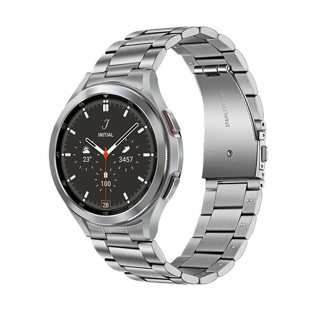 Strap-it® Strap-it Samsung Galaxy Watch 4 Classic 42mm Titanarmband (Silber) Strap-it® Strap-it Samsung Galaxy Watch 4 Classic 42mm Titanarmband (Silber)