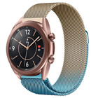 Strap-it® Strap-it Samsung Galaxy Watch Active Milanese Armband (Blau/Gold)