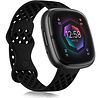 Strap-it® Strap-it Fitbit Sense 2 Silikonarmband mit Löchern (Schwarz) Strap-it® Strap-it Fitbit Sense 2 Silikonarmband mit Löchern (Schwarz)