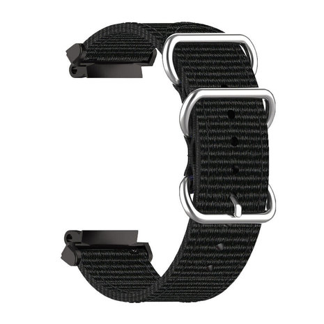 Strap-it® Strap-it Amazfit T-Rex 2 Nylon Schnallenarmband (Schwarz) Strap-it® Strap-it Amazfit T-Rex 2 Nylon Schnallenarmband (Schwarz)