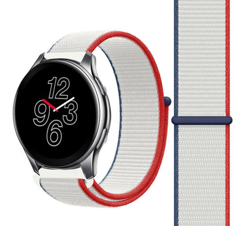 Strap-it® Strap-it OnePlus Watch Nylonarmband (Frankreich) Strap-it® Strap-it OnePlus Watch Nylonarmband (Frankreich)