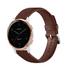 Strap-it® Strap-it Garmin Vivoactive 4s Armband Leder - 40mm - Rotbraun Strap-it® Strap-it Garmin Vivoactive 4s Armband Leder - 40mm - Rotbraun