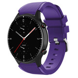 Strap-it® Amazfit GTR 2 Silikonarmband (Violett) Strap-it® Amazfit GTR 2 Silikonarmband (Violett)