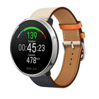 Strap-it® Strap-it Polar Ignite Lederarmband (Weiß/Dunkelblau)