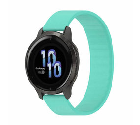 Strap-it® Garmin Venu 2s Gummiband (Aqua) Strap-it® Garmin Venu 2s Gummiband (Aqua)