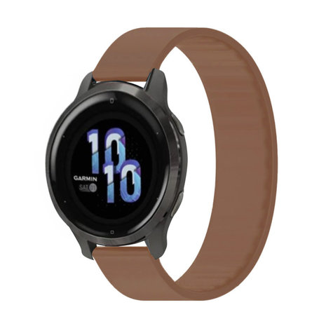 Strap-it® Strap-it Garmin Venu 2s Gummiband (Braun) Strap-it® Strap-it Garmin Venu 2s Gummiband (Braun)