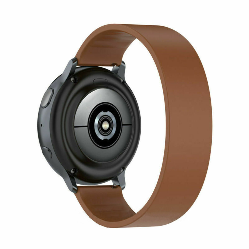 Strap-it® Strap-it Garmin Vivomove 3s Gummiband (Braun)