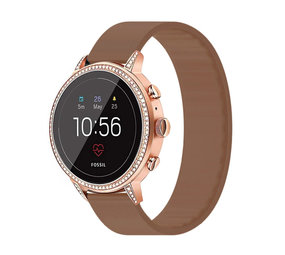 Strap-it® Fossil Gen 5e - 42mm Gummiband (Braun) Strap-it® Fossil Gen 5e - 42mm Gummiband (Braun)