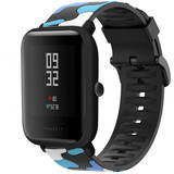 Strap-it® Xiaomi Amazfit Bip Camouflage Armband (Blau) Strap-it® Xiaomi Amazfit Bip Camouflage Armband (Blau)