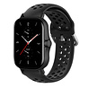 Strap-it® Strap-it Amazfit GTS 2 Silikonarmband mit Löchern (Schwarz) Strap-it® Strap-it Amazfit GTS 2 Silikonarmband mit Löchern (Schwarz)