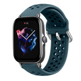 Strap-it® Amazfit GTS 3 Silikonarmband mit Löchern (Felsengrün) Strap-it® Amazfit GTS 3 Silikonarmband mit Löchern (Felsengrün)