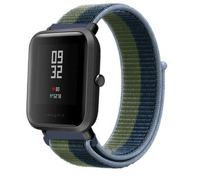 Strap-it® Xiaomi Amazfit Bip Nylonarmband (Moosgrün) Strap-it® Xiaomi Amazfit Bip Nylonarmband (Moosgrün)