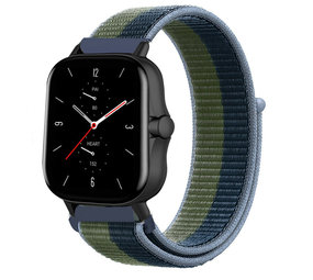 Strap-it® Amazfit GTS 2 Nylonarmband (Moosgrün) Strap-it® Amazfit GTS 2 Nylonarmband (Moosgrün)