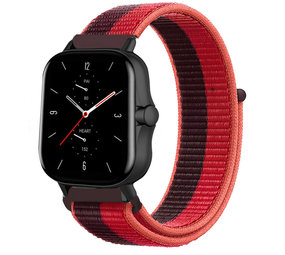 Strap-it® Amazfit GTS 2 Nylonarmband (Kirschmagenta) Strap-it® Amazfit GTS 2 Nylonarmband (Kirschmagenta)