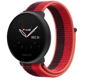 Strap-it® Polar Ignite 2 Nylonarmband (Kirschmagenta)