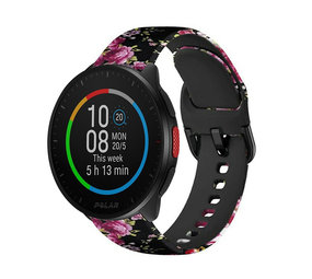 Strap-it® Rosa Blume Polar Pacer Armband Strap-it® Rosa Blume Polar Pacer Armband