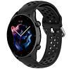 Strap-it® Strap-it Amazfit GTR 3 (Pro) Silikonarmband mit Löchern (Schwarz) Strap-it® Strap-it Amazfit GTR 3 (Pro) Silikonarmband mit Löchern (Schwarz)