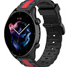 Strap-it® Strap-it Amazfit GTR 3 (Pro) Special Edition Armband (Schwarz/Rot) Strap-it® Strap-it Amazfit GTR 3 (Pro) Special Edition Armband (Schwarz/Rot)