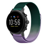 Strap-it® Fossil Gen 5 Milanese Armband (Lila/Grün) Strap-it® Fossil Gen 5 Milanese Armband (Lila/Grün)