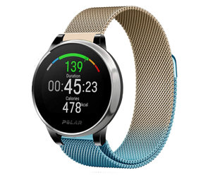 Strap-it® Polar Grit X Milanese Armband (Blau/Gold) Strap-it® Polar Grit X Milanese Armband (Blau/Gold)