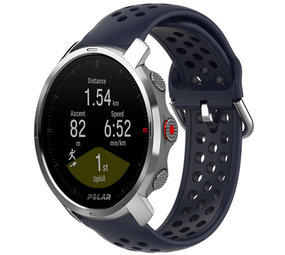 Strap-it® Polar Grit X Silikonarmband mit Löchern (Dunkelblau) Strap-it® Polar Grit X Silikonarmband mit Löchern (Dunkelblau)