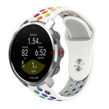 Strap-it® Polar Grit X Sportarmband (Weiß/Bunt) Strap-it® Polar Grit X Sportarmband (Weiß/Bunt)