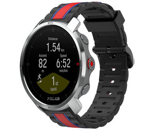 Strap-it® Polar Grit X Special Edition Armband (Schwarz/Rot) Strap-it® Polar Grit X Special Edition Armband (Schwarz/Rot)