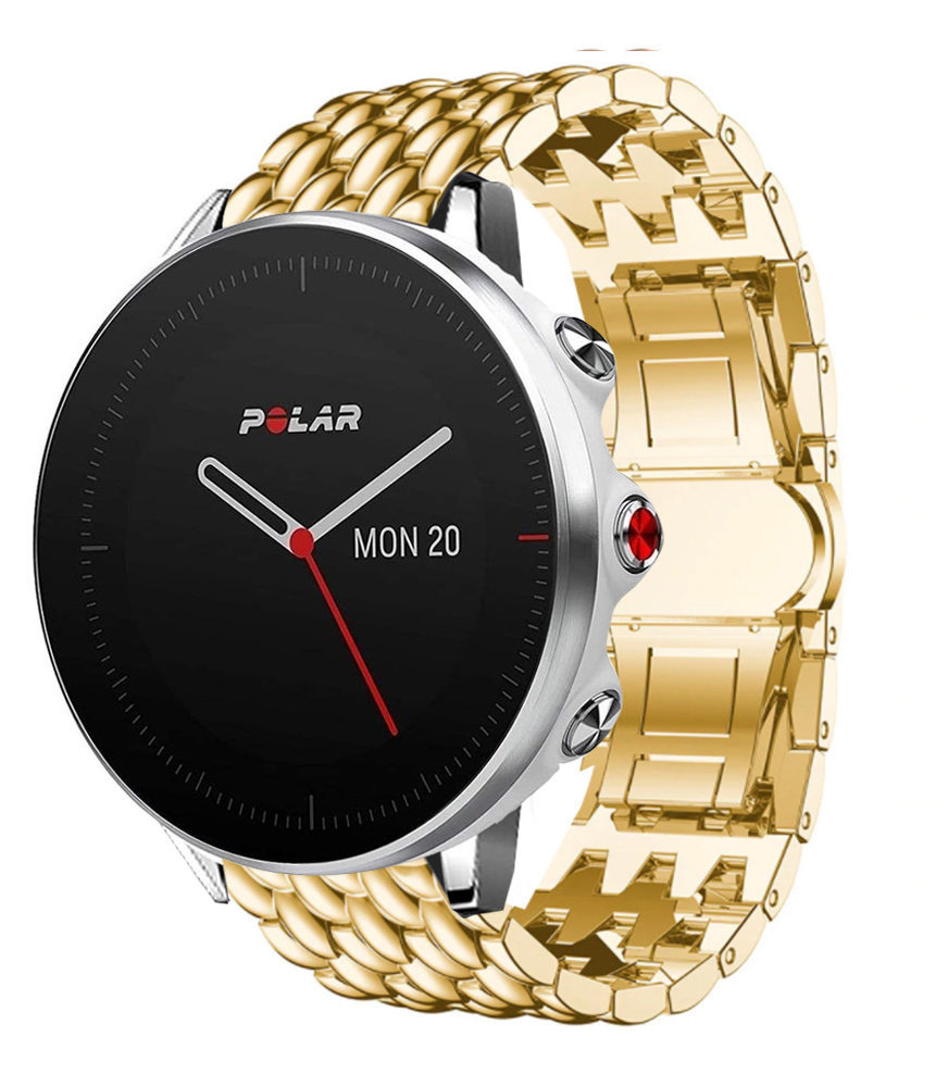 Strap-it® Strap-it Polar Grit X Drachen Stahlarmband (Gold)