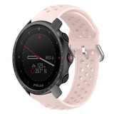 Strap-it® Polar Grit X Pro Silikonarmband mit Löchern (Rosa) Strap-it® Polar Grit X Pro Silikonarmband mit Löchern (Rosa)