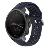 Strap-it® Polar Grit X Pro Silikonarmband mit Löchern (Dunkelblau) Strap-it® Polar Grit X Pro Silikonarmband mit Löchern (Dunkelblau)