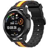 Strap-it® Huawei Watch GT Runner Special Edition Armband (Schwarz/Gelb) Strap-it® Huawei Watch GT Runner Special Edition Armband (Schwarz/Gelb)