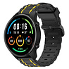 Strap-it® Strap-it Xiaomi Mi Watch Sportschnallenarmband (Schwarz/Gelb) Strap-it® Strap-it Xiaomi Mi Watch Sportschnallenarmband (Schwarz/Gelb)